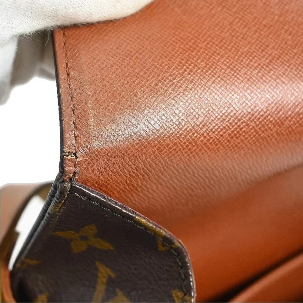 LOUIS VUITTON CARTOUCHIERE GM SHOULDER BAG PURSE MONOGRAM M51252 SL0930 XX19241